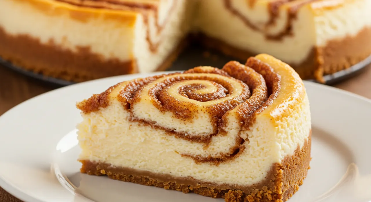 Cinnamon Roll Cheesecake