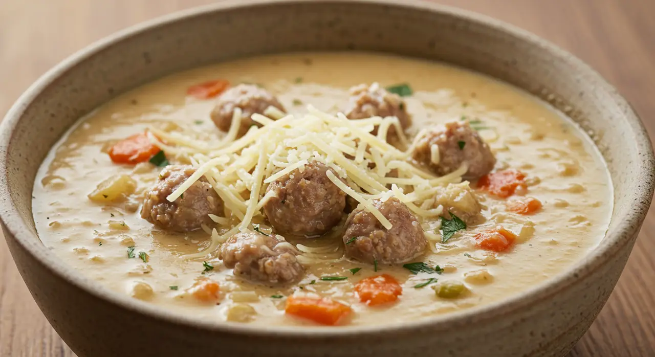 creamy parmesan italian sausage soup