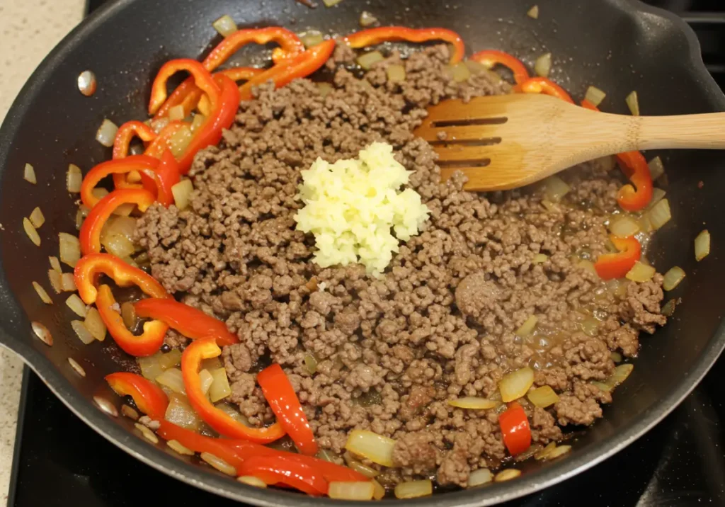 Sizzling Ground Beef