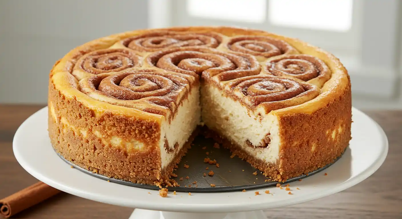 cinnamon roll cheesecake