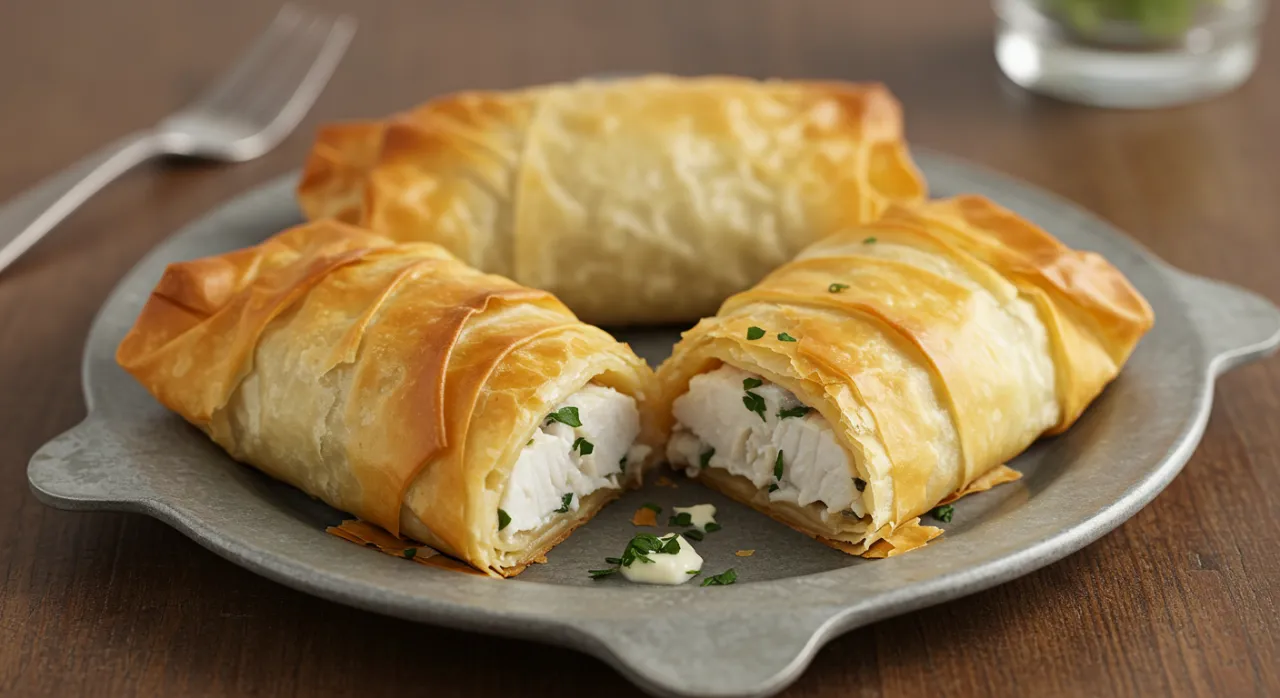 fish wrapped in filo recipe